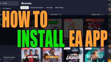 How to download, install, and update the EA app .
